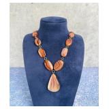 Banded Carnelian Necklace