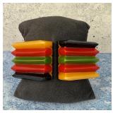 Multi Colored Philadelphia Bakelite Bracelet