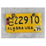 Alaska Motorcycle License Plate