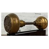 BPOE Elks Brass Clock Face Door Knob Set