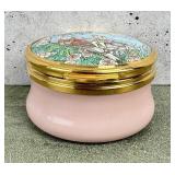 Poetry of Love Franklin Mint Enamel Trinket Box