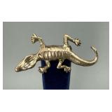 Sterling Silver Gecko Brooch