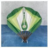 Vera Mint French Advertising Paper Fan