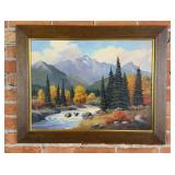 Helen Strange Montana Oil Painting