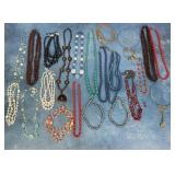 Collection of Costume Jewelry Necklaces