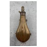 American Flask Cap Co Brass Copper Powder Flask