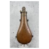 G.&J.W. Hawksley Civil War Era Brass Powder Flask