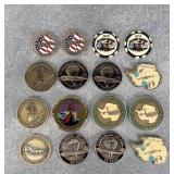 Collection Of Challenge & Memorial Coins