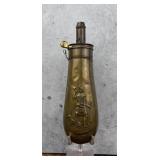 AM Flask & Cap Company Brass Powder Flask