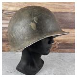 WW2 M1 Fixed Bail Front Seam Army Helmet