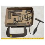 C-Clamps, Square, Chipping Hammer