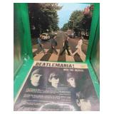 2x Beatles Record Albums Abbey Road & Beatlemania