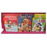 Vintage Christmas 3 Old Comic Books Santa Claus++