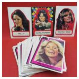 1977 Lot 50 Charlie Angels Trading Cards Stickers