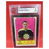 1967-68 Topps Ron Murphy Graded Hockey Card 4VGE