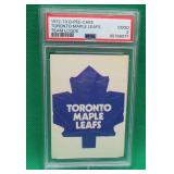 1972-73 OPC Toronto Maple Leafs Team Logo PSA 2