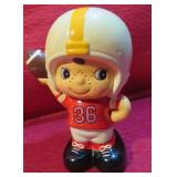 Retro Football Player Bank Giftcraft Taiwan Retro!