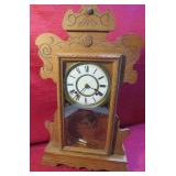 Antique Gingerbread Parts Mantel Clock Vintage