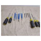 14 pieces of Stanley Screwdrivers and Punches