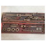 Tap and Die Set with Wooden Box.