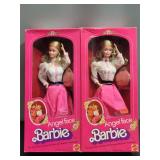 (2) NIB Augel Face Barbies