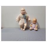 Vintage Baby Dolls 17" & 9"