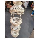 Vintage Shell Plant Hanging