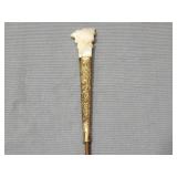 Victorian Mother of Pearl antique Cane Handle