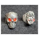 (2) Great Rings - Skull & Dragon