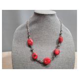 Vintage Coral Necklace