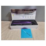 NOS ROYALE deep purple  ceramic hair straightner