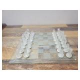 Vintage Glass Chess Set