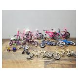 Box of Doll Bicycles