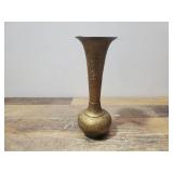 12" Tall Solid Brass Vase Made In India