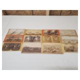 Lot of 12 Stereoview Antique Photos