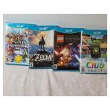 NICE LOT OF 4 WII U ZELDA & MORE VIDEO GAMES