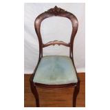 Antique wooden chair.