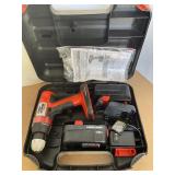 Black and decker 18 V firestorm drill 2 batteries