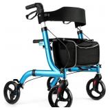 Rollator Walkers for Seniors-Folding Rollator Walk