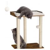 FourFurPets 26.7in Large Cat Tree Tower Condo  Cat