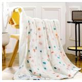 Heated Blanket Throw 50"x60" - Machine Washable El