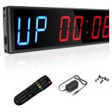 BTBSIGN LED Interval Timer Fitness Gym Timers Coun