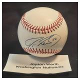 Jayson Werth Hand Signed MLB Baseball