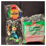 Mickey Mouse Keychain and Aladdin Vehicle