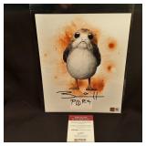Porg Sketch Signed by Puppeteer Brian Herring
