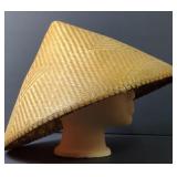 Chinese Bamboo Straw Cookie Hat
