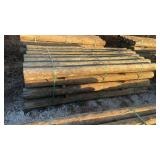 28 7"x9ï¿½ Treated Wooden Post