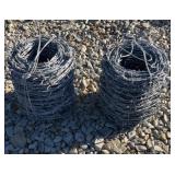 2 New Rolls of Barbed Wire