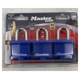 Master Lock pack of 3 Locks