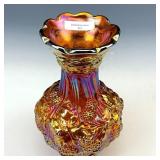 Imperial Amber Loganberry Vase